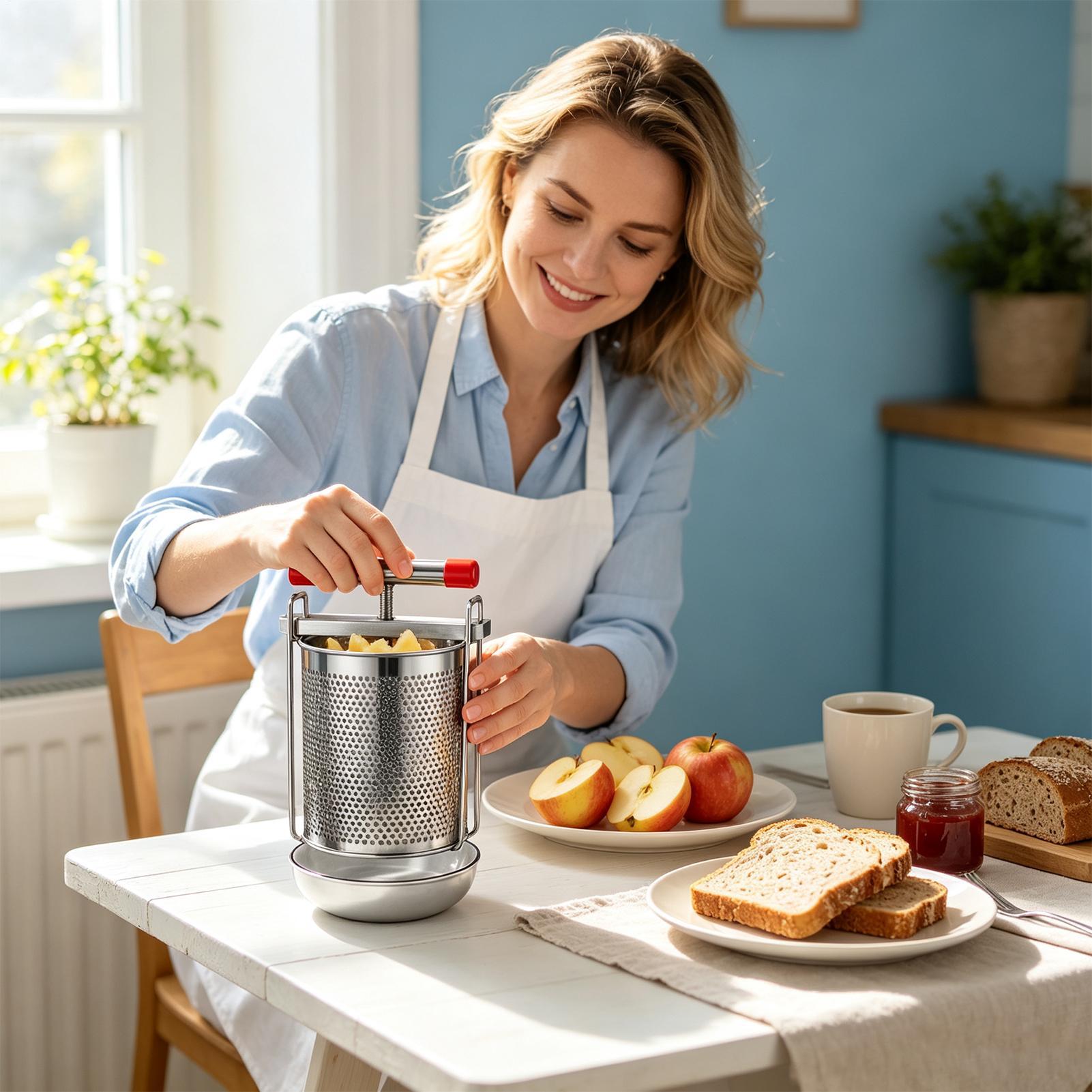 عصارة يدوية من الفولاذ المقاوم - مراجعة Citrus Juicer Bar وسعره