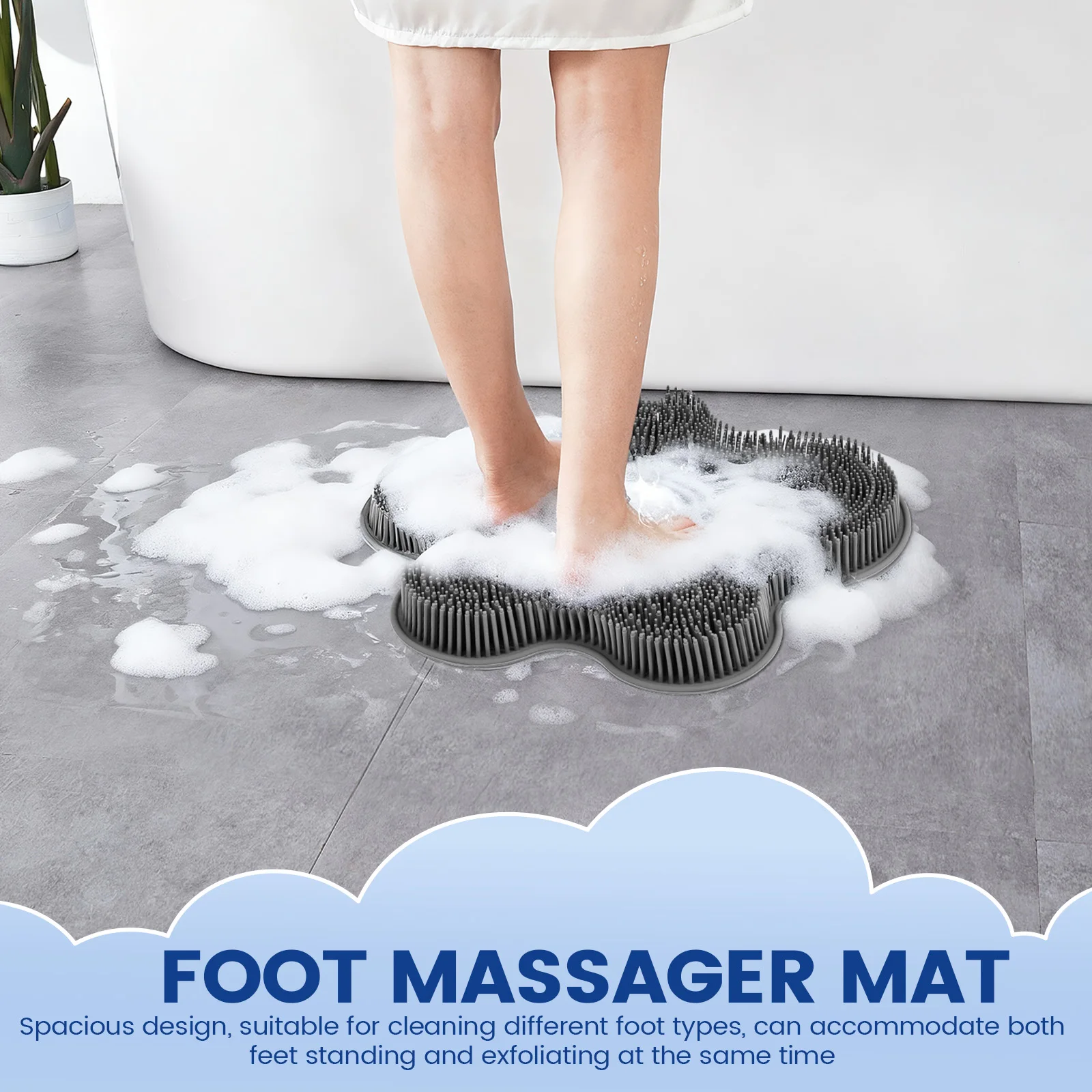 فرشاة سيليكون لتقشير القدمين و - مراجعة Bar Mat Rubber وسعره