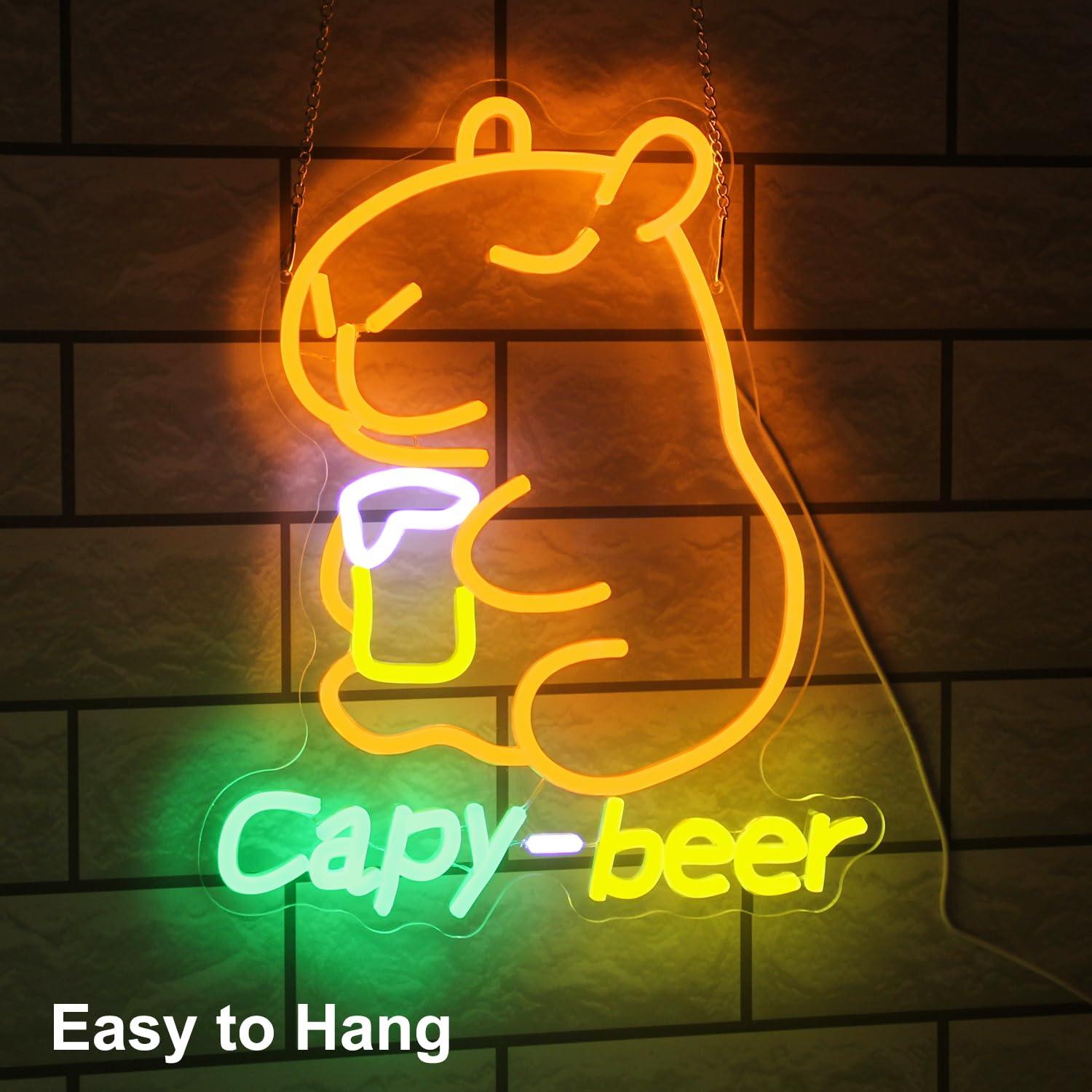 لافتة نيون على شكل حيوان الكاب - مراجعة Home Bar Lounge وسعره